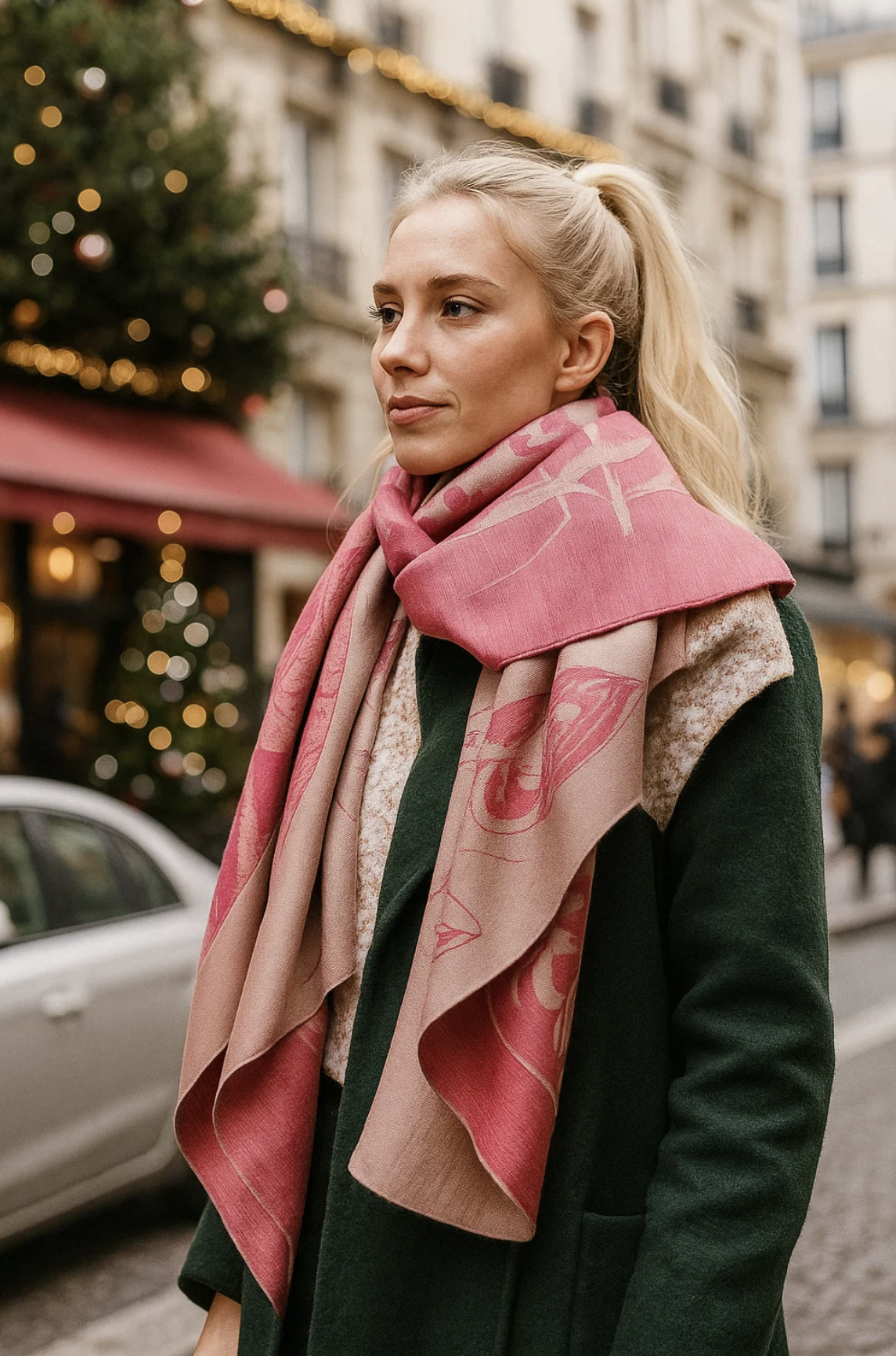 "Minotaure in waters" jacquard drawing by Stella Polare : rose - Image 20