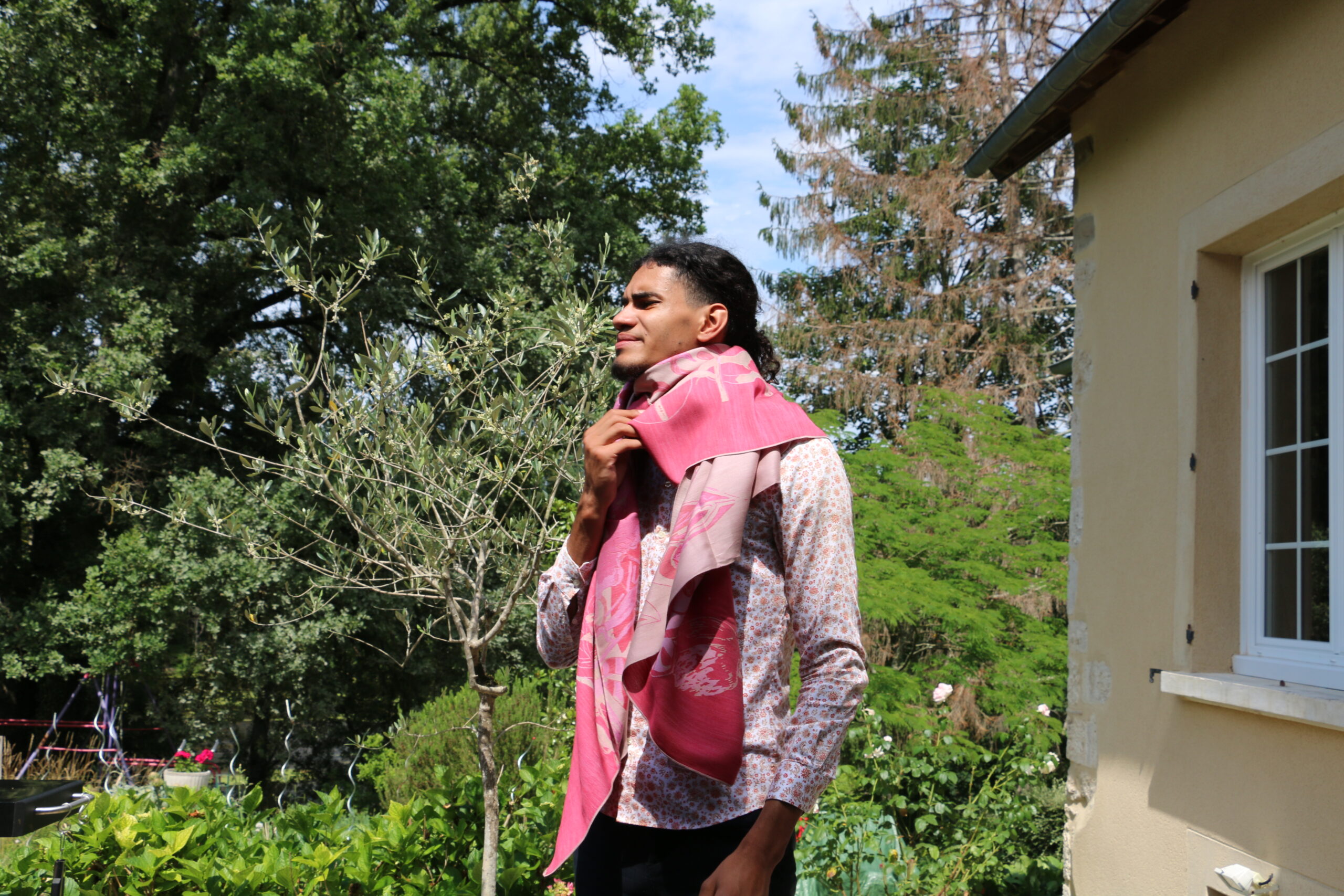 "Minotaure in waters" jacquard drawing by Stella Polare : rose - Image 18