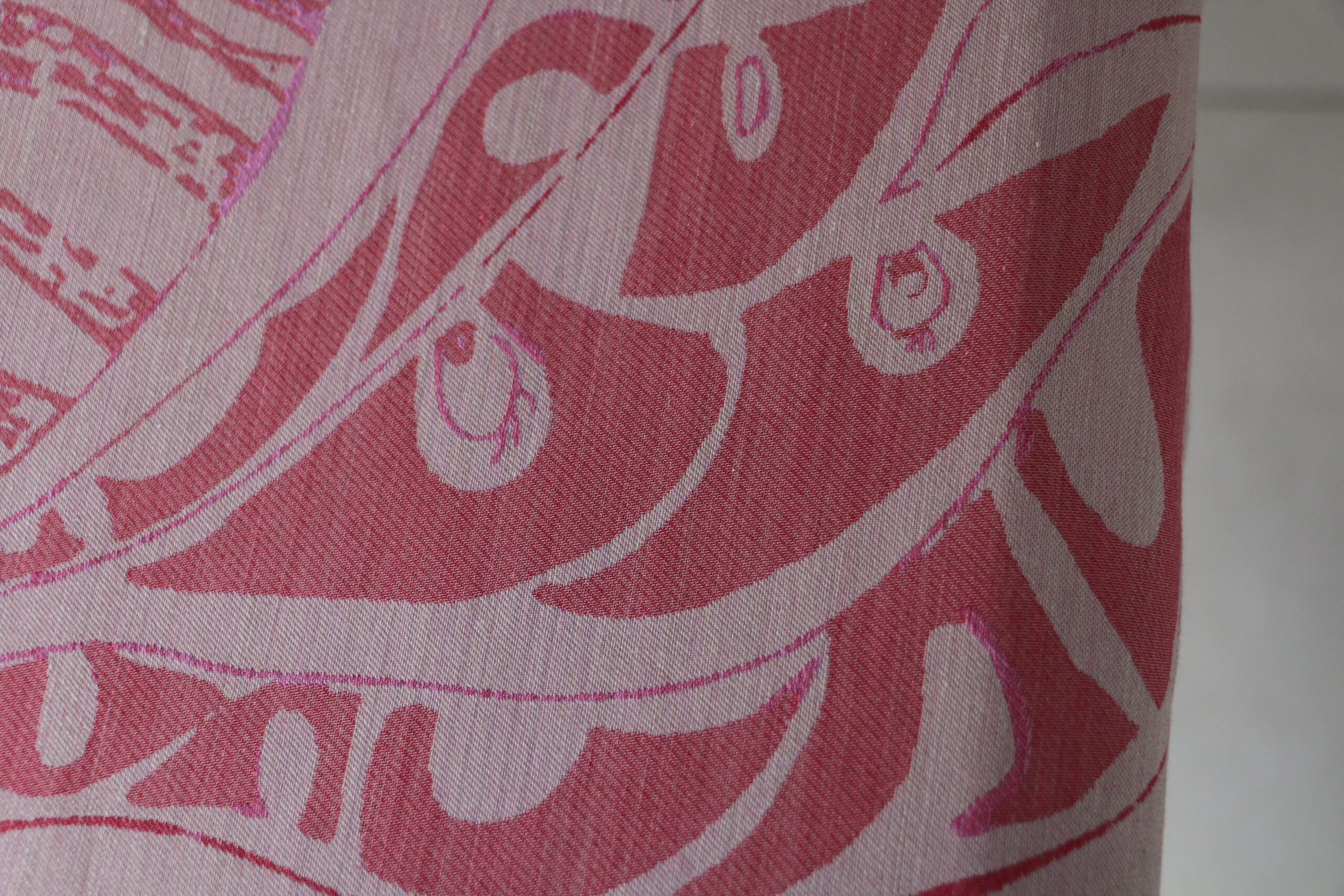 "Minotaure in waters" jacquard drawing by Stella Polare : rose - Image 11