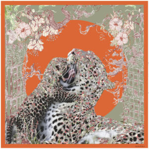 Mama series : "Leopard" orange