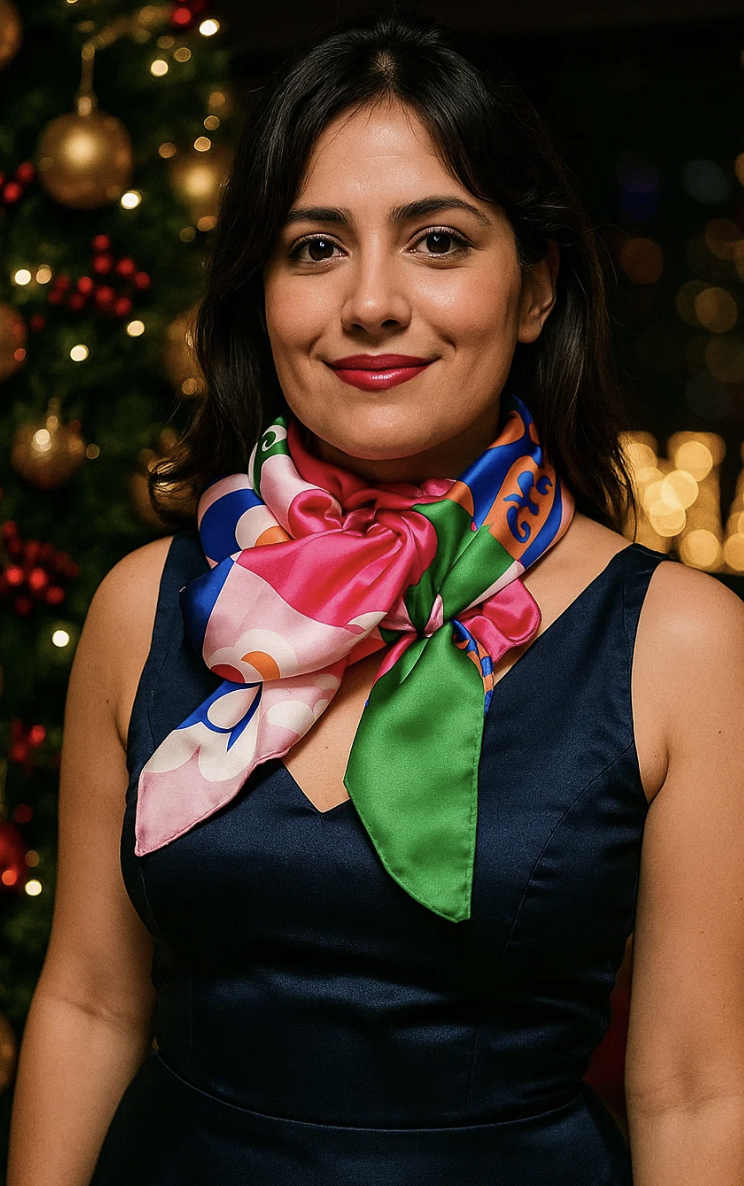 Silk Scarf "Oriental Motifs" 123 – Image 20