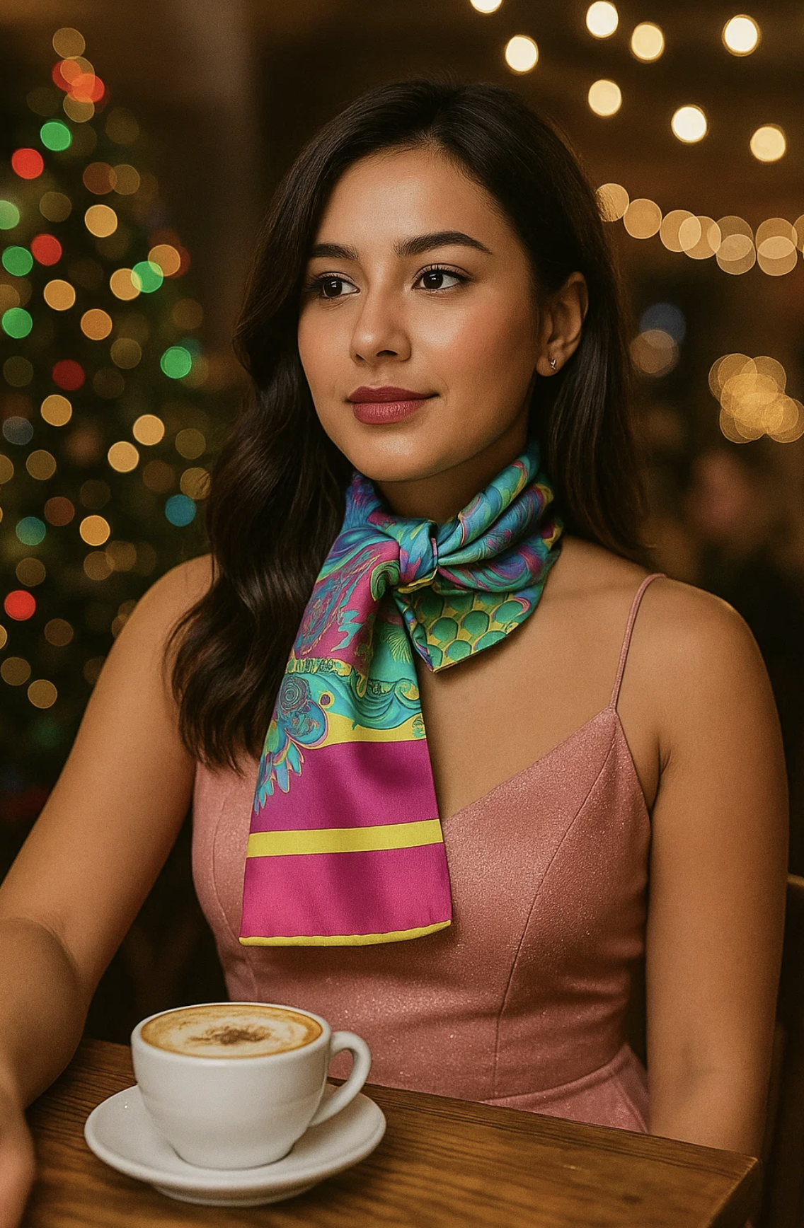 Silk Scarf "Oriental Motifs" 123 – Image 8
