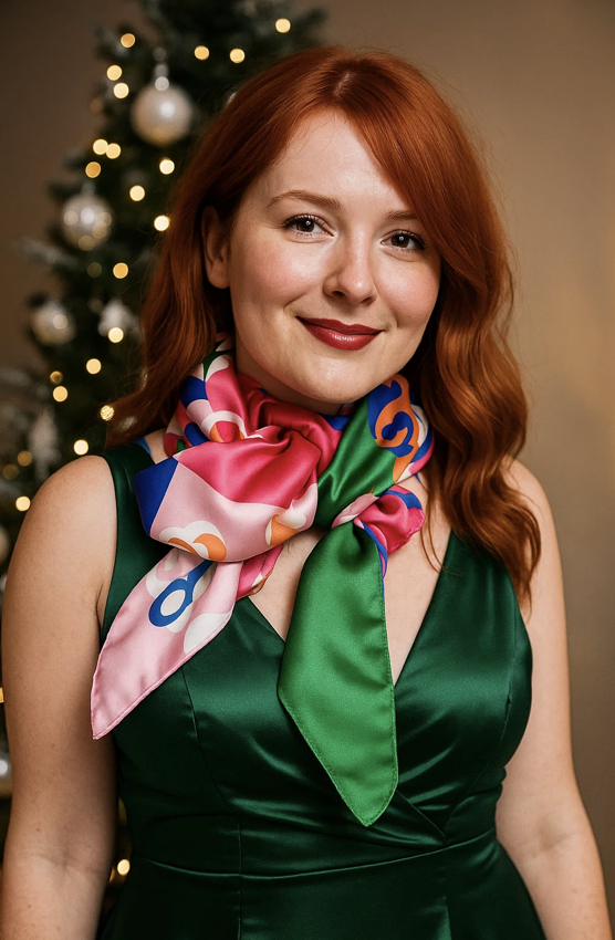 Silk Scarf "Oriental Motifs" 123 – Image 16
