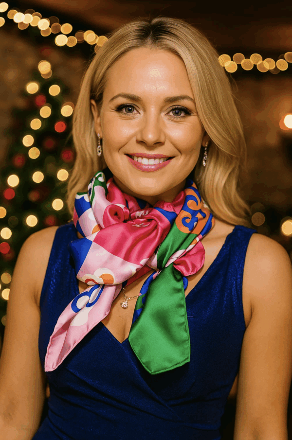 Silk Scarf "Oriental Motifs" 123 – Image 13