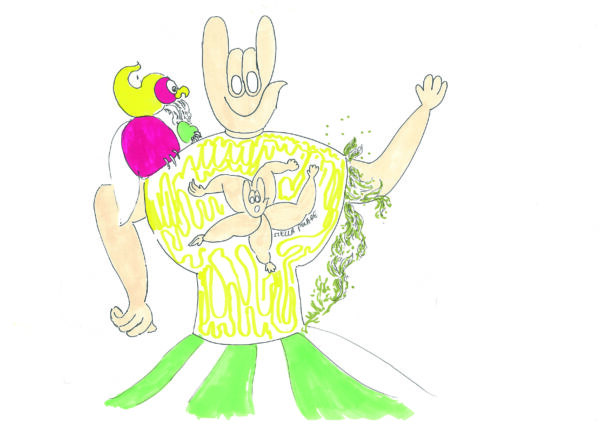 Minotaure drawing N 9/ Minotaure Spaces Sourht 1