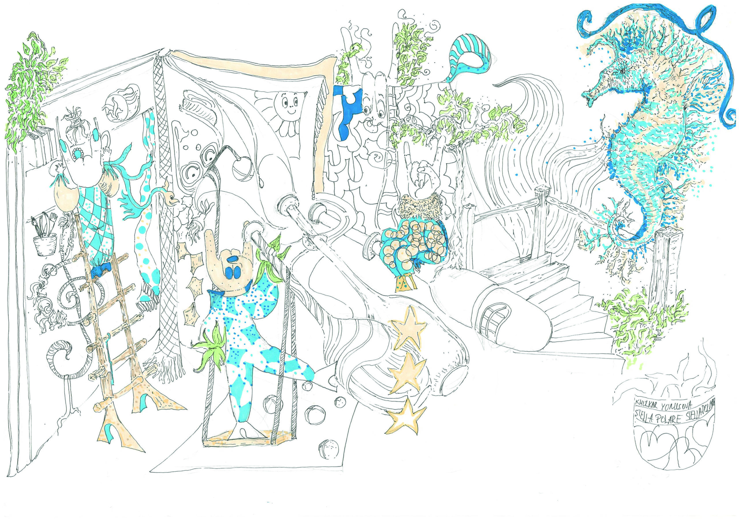 Minotaure drawing N 29/ Minotaure à Bayeux/ Minotaure Spaces Sourht 1