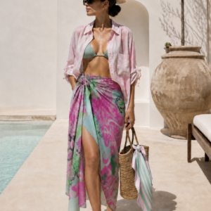 Pareo – Wearable Art by Stella Polare "Oriental Motifs" 903 : 180x180 cm