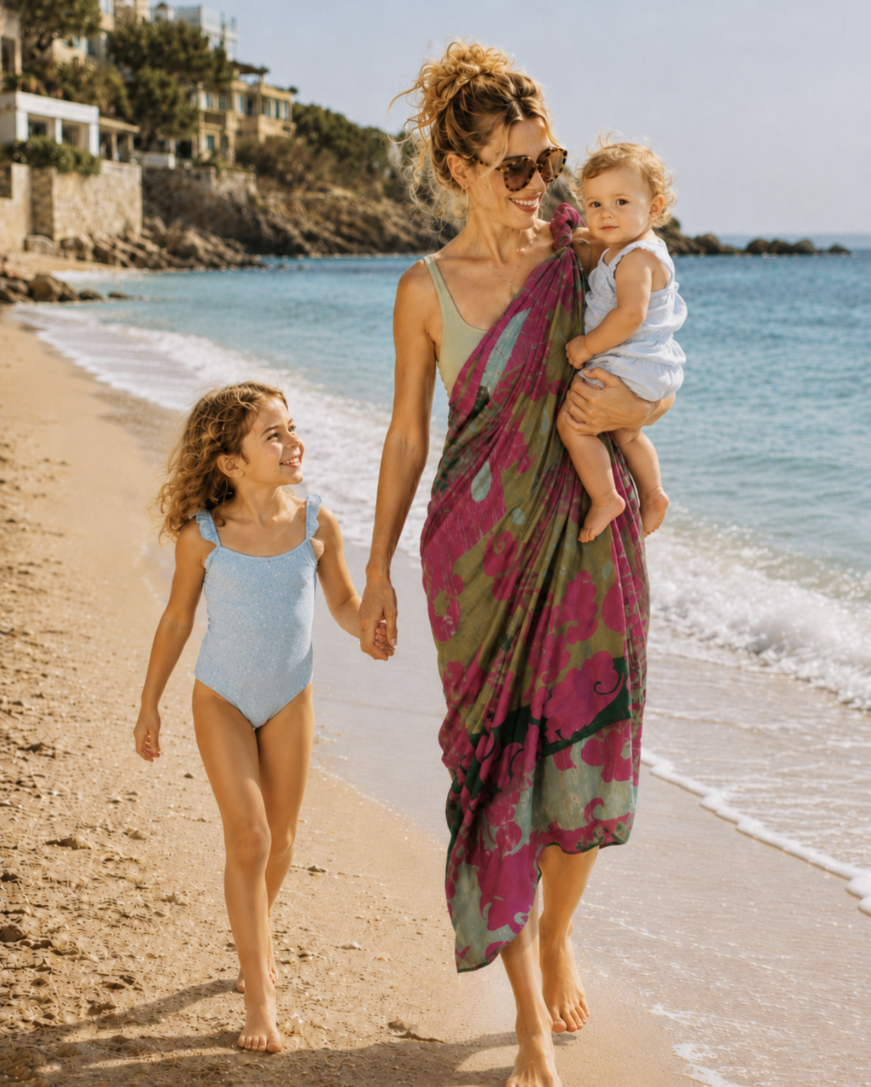 Pareo “Oriental Motifs” 903 styled as a summer dress